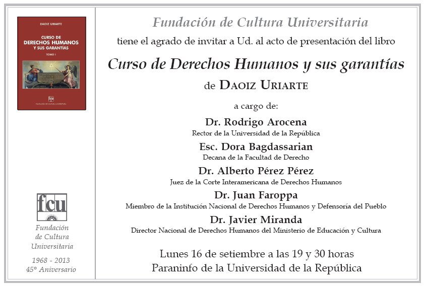 Derechos Humanos Blog del Prof. Daoiz Uriarte